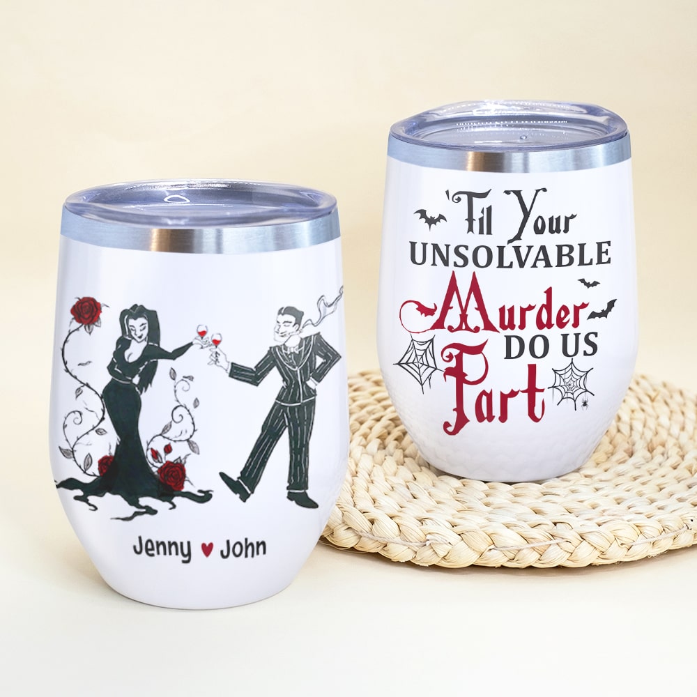 Horror Couple TZ-JBEG-01BHTN120123 Personalized Wine Tumbler - Wine Tumbler - GoDuckee