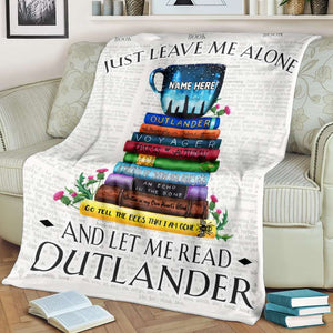 Outlander Blanket - Custom Name - This Is My Outlander Reading Blanket - Blanket - GoDuckee