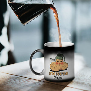 I'm Nuts For You Personalized Couple Magic Mug Gift For Couple - Magic Mug - GoDuckee