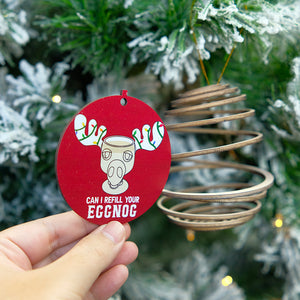 Merry Christmas Shitter's Full Personalized Personalized 3d Dual Spiral Ornament - Ornament - GoDuckee