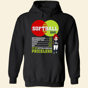 Softball My Kid Hitting A Home Run Priceless Personalized Shirts - Shirts - GoDuckee
