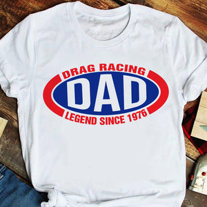 Drag Racing Dad Personalized Father's Day Shirt Gift For Family Members - Shirts - GoDuckee