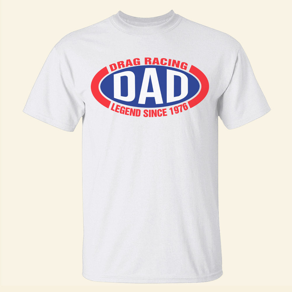 Drag Racing Dad Personalized Father's Day Shirt Gift For Family Members - Shirts - GoDuckee