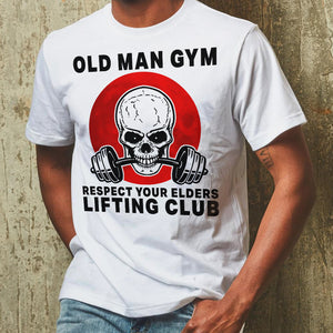 Weightlifting Old Man Gym Lifting Club Shirts - Shirts - GoDuckee