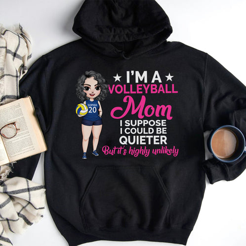 Volleyball I'm A Volleyball Mom - Personalized Shirt - Shirts - GoDuckee