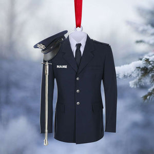 Airforce Uniform - Personalized Christmas Ornament - Airforce Christmas Ornament - Ornament - GoDuckee