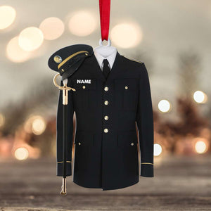 Army Uniform Personalized Christmas Ornament - Ornament - GoDuckee