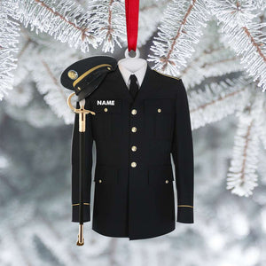 Army Uniform Personalized Christmas Ornament - Ornament - GoDuckee