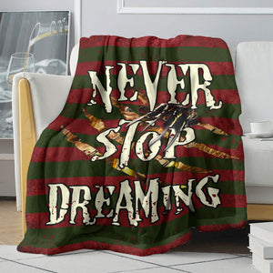 Sweet Dreams - Horror Blanket - Never Stop Dreaming - Freddy Krueger Sweater Pattern - Blanket - GoDuckee