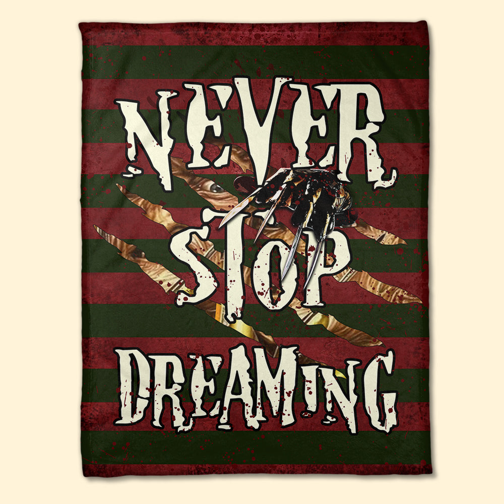 Sweet Dreams - Horror Blanket - Never Stop Dreaming - Freddy Krueger Sweater Pattern - Blanket - GoDuckee