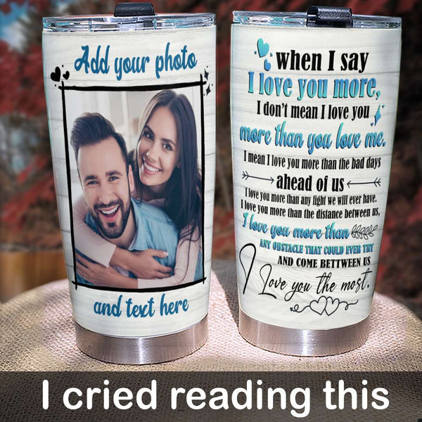 Personalized Gifts For Couple Tumbler 03todt060225hg I Love You