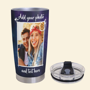 Personalized Couple Tumbler - To My Smokin' Hot Wife - Tumbler Cup - GoDuckee
