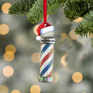 Barber Signpost - Personalized Christmas Ornament- Best Gift For Baber - Ornament - GoDuckee