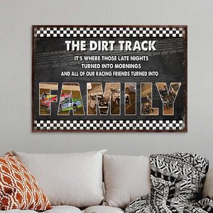 Dirt Track Racing - Custom Photo Poster - It's where those late nights - Poster & Canvas - GoDuckee