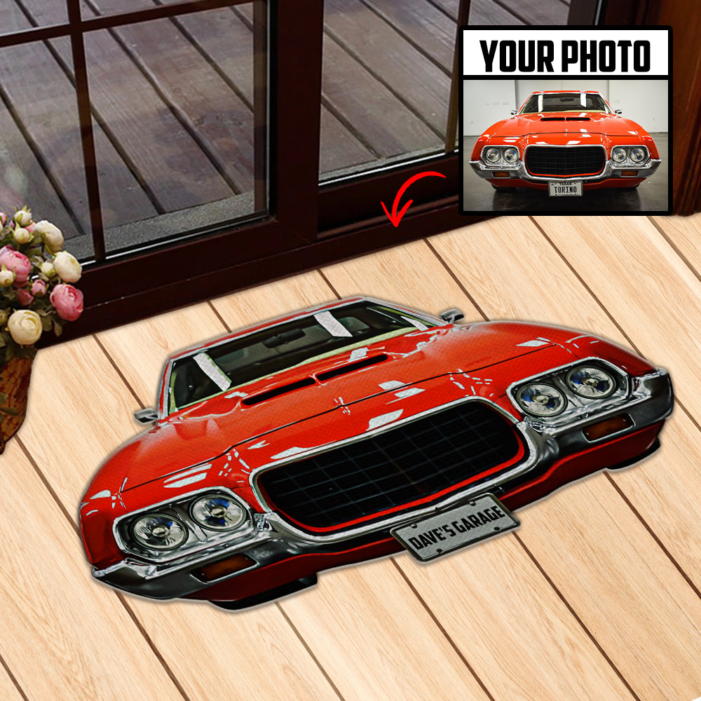 Custom Car Muscle Car Custom Shape Doormat - Doormat - GoDuckee
