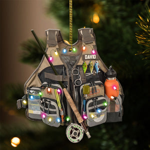 Fishing Vest - Christmas Ornament - Ornament - GoDuckee