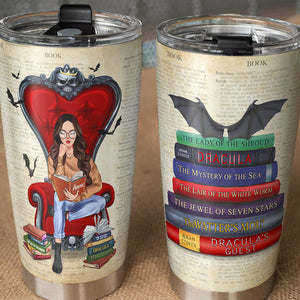 Bram Stoker - Personalized Tumbler Cup - Tumbler Cup - GoDuckee