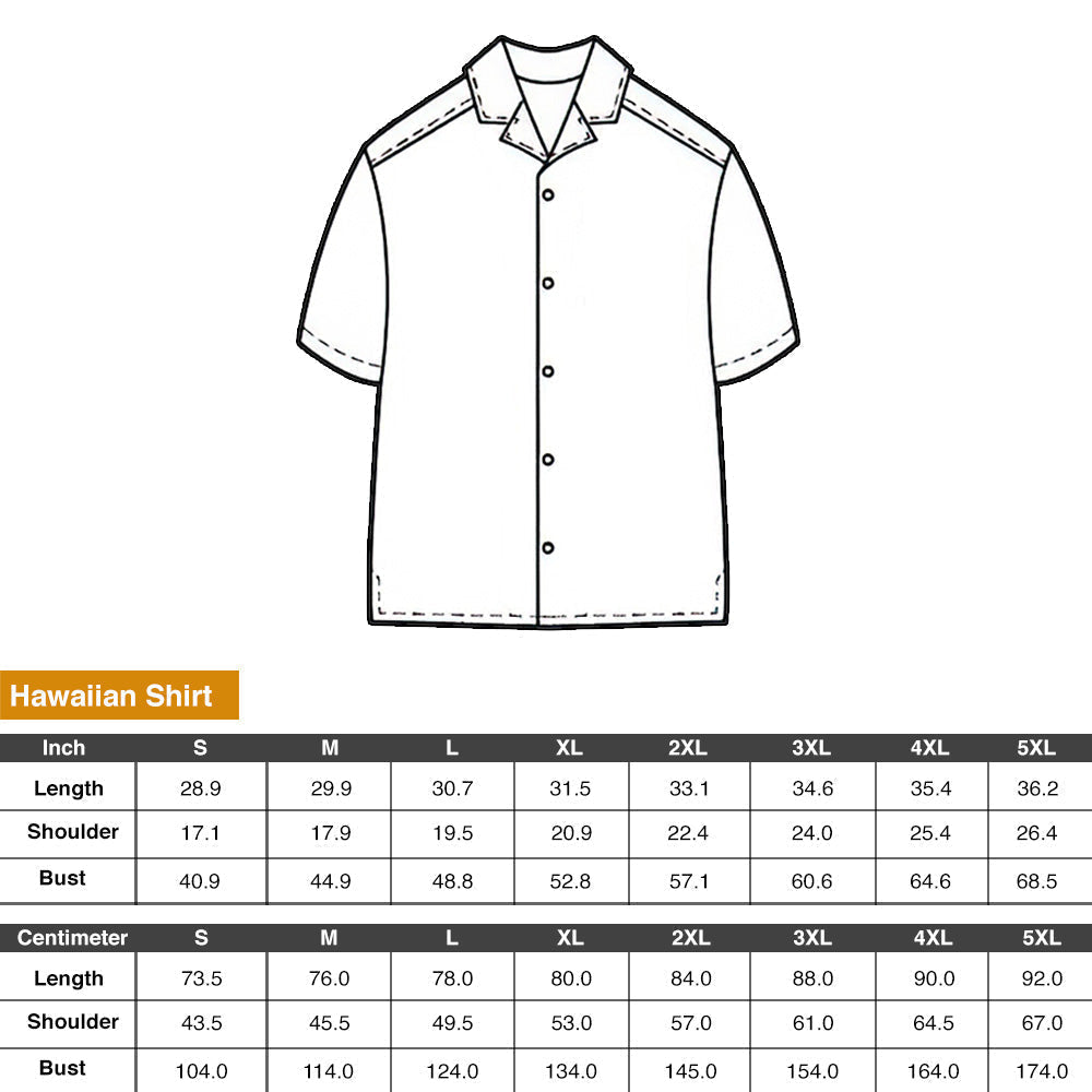 Hawaiian Shirts and USA Made Clothing by High Seas Trading Co. - Shirt  Sizing Chart