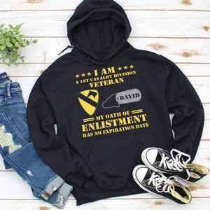 Veteran I Am A Veteran My Oath of Enlistment Has No Expiration Date Personalized Shirts, Custom Military Unit - Shirts - GoDuckee