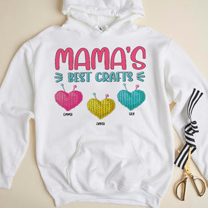 Knitting Mother's Day Best Crafts Personalized Shirt Gift For Mom - Shirts - GoDuckee