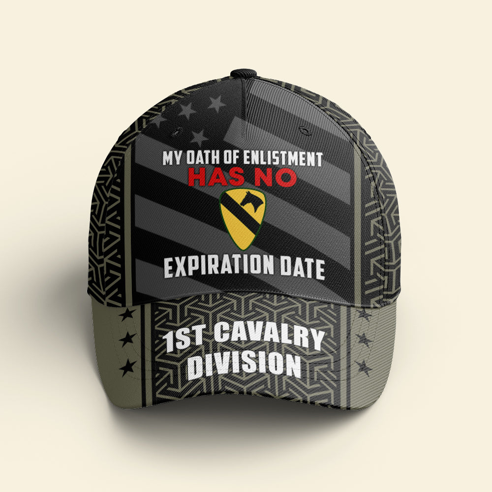 My Oath Of Enlistment Has No Expiration Date, Personalized Classic Cap, Military Gift with Custom Military Unit - Classic Cap - GoDuckee