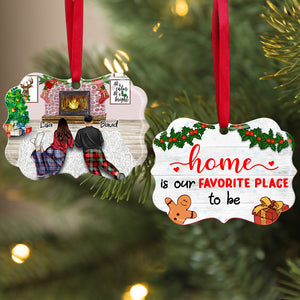 Home Is Our Favorite Place - Personalized Couple Benelux Ornament - Gift For Couples - Ornament - GoDuckee