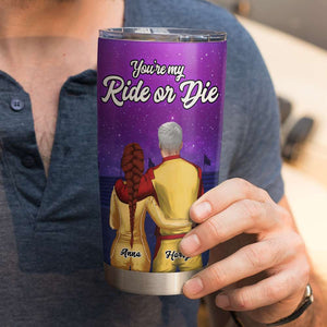 Personalized Racing Couple Tumbler - You're My Ride Or Die - Tumbler Cup - GoDuckee