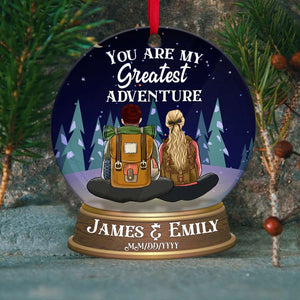 Camping You Are My Greatest Adventure Personalized Christmas Ornament - Ornament - GoDuckee