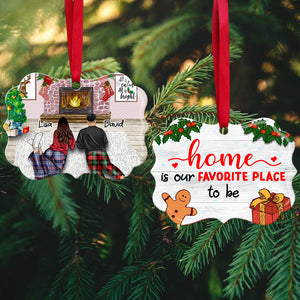 Home Is Our Favorite Place - Personalized Couple Benelux Ornament - Gift For Couples - Ornament - GoDuckee