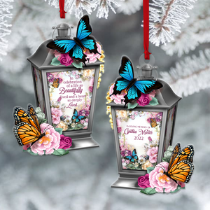 In Celebration Of A Life So Beautifully Lived Personalized Heaven Ornament, Gift For Loved Ones - Ornament - GoDuckee