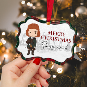 Merry Christmas Sassenach, Personalized Outlander Ornament - Ornament - GoDuckee