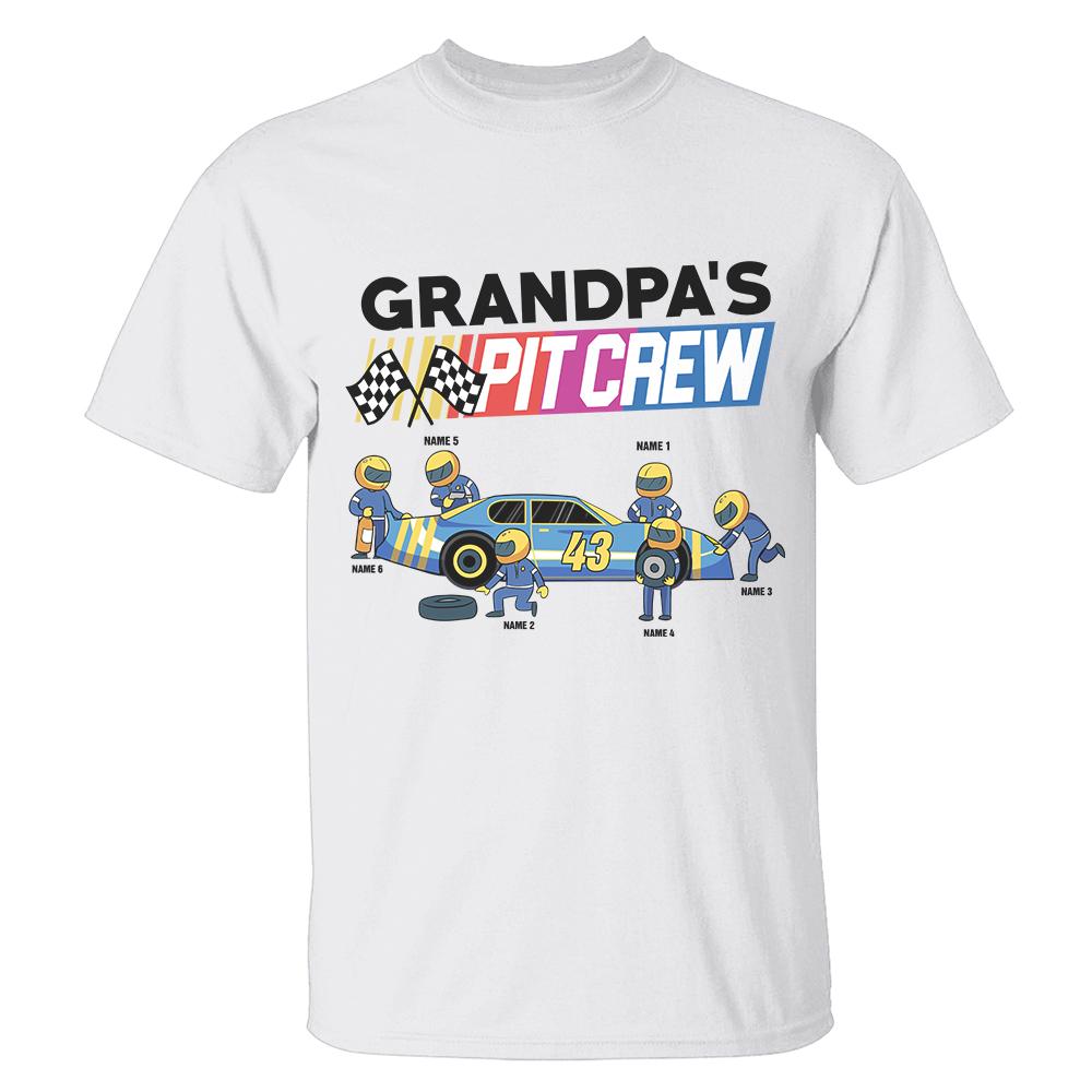 Personalized Racing Gifts For Grandpa's Custom Kids Shirts - Shirts - GoDuckee