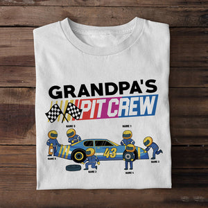 Personalized Racing Gifts For Grandpa Custom Shirts - Shirts - GoDuckee