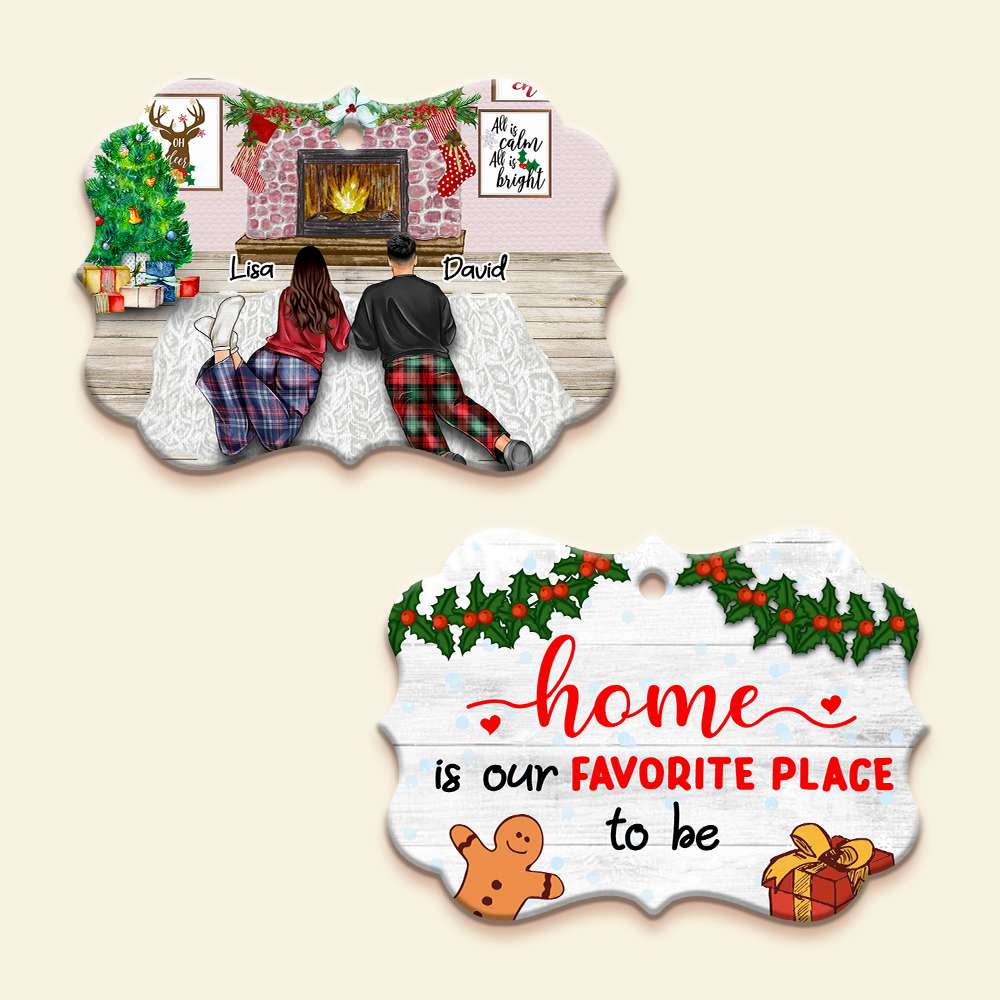 Home Is Our Favorite Place - Personalized Couple Benelux Ornament - Gift For Couples - Ornament - GoDuckee