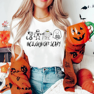 Inclusion Isn't Scary Halloween Shirts, Gift For Teacher - Shirts - GoDuckee