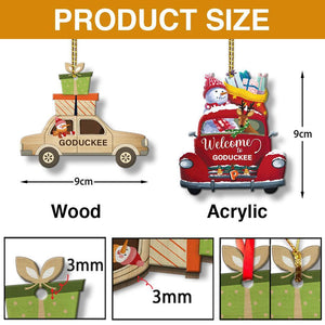 Hockey Equipment Drying Stand - Personalized Hockey Christmas Tree Ornament - Ornament - GoDuckee