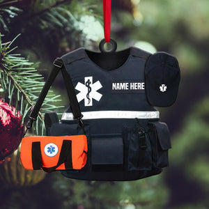 Paramedic Uniform Personalized Christmas Ornament Gift For Paramedic Workers - Ornament - GoDuckee