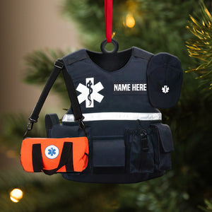 Paramedic Uniform Personalized Christmas Ornament Gift For Paramedic Workers - Ornament - GoDuckee