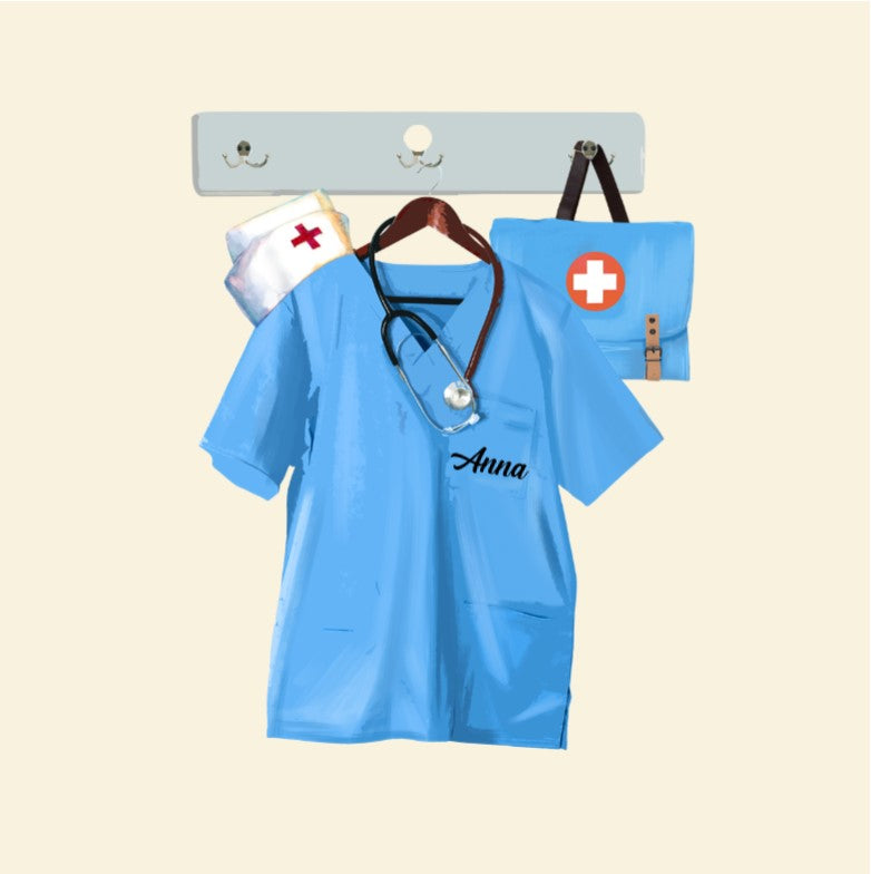 Nurse's Uniform - Personalized Christmas Ornament - Christmas Gift For Nurse - Ornament - GoDuckee