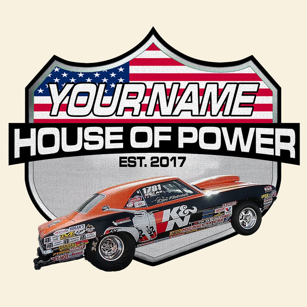 Custom Drag Racing Doormat - Orange Racing Car - Doormat - GoDuckee