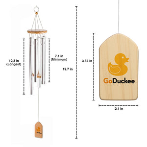 Listen To The Wind And Know I Am Near Personalized Heaven Wind Chimes, Gift For Loved Ones - Wind Chimes - GoDuckee