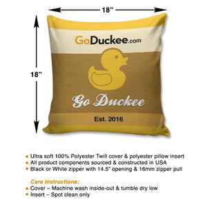 Personalized Old Couple Pillow - To My Wife, At 80 & Say We Made it, Never Forget That I Love You - Pillow - GoDuckee