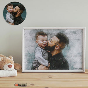 Family Mother's Day & Father's Day - Personalized Wall Art - Gift For Mom/Dad