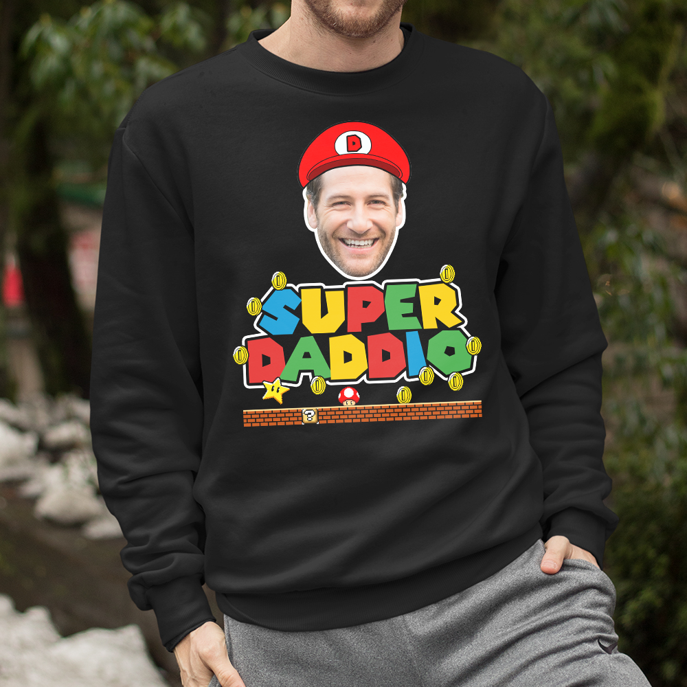 Super Dad 01NAHI220223 T-shirt Hoodie Sweatshirt - Shirts - GoDuckee