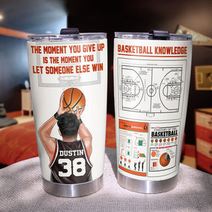 Basketball Knowledge - Personalized Tumbler Cup - Tumbler Cup - GoDuckee