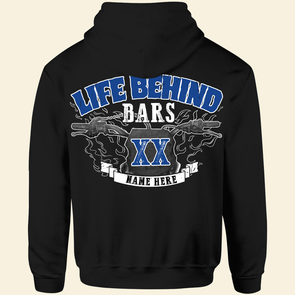 Motocross Life Behind Bars Personalized Shirts - Shirts - GoDuckee