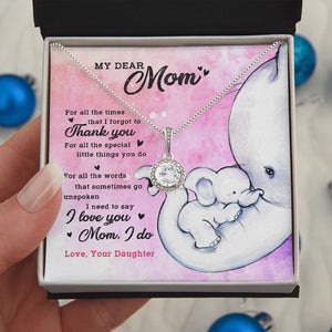 I Love You Mom - Personalized Eternal Hope Necklace - Mother's Day Gift - Mother's Day Necklace - Gift For Mom - Jewelry - GoDuckee