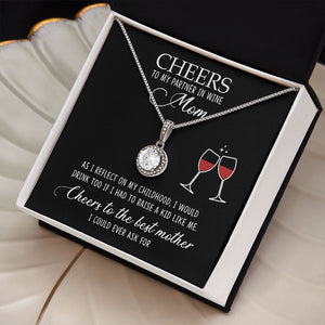 Cheers To The Best Mother, Mother's Eternal Hope Necklace, Gift For Mom, Mother's Day Gift - Jewelry - GoDuckee