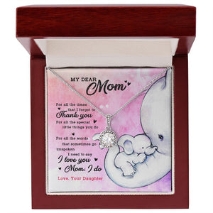 I Love You Mom - Personalized Eternal Hope Necklace - Mother's Day Gift - Mother's Day Necklace - Gift For Mom - Jewelry - GoDuckee