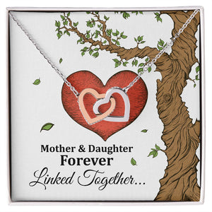 Mom & Daughter Forever Linked Together, Personalized Necklace, Gift For Mom, Mother's Day Gift - Jewelry - GoDuckee